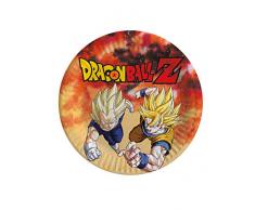 Comogiochi - Plato 23 cm Dragon Ball Z, multicolor, 5CG82007