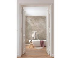 Komar Papel pintado fotográfico de fieltro Marmorelia, tamaño 350 x 250 cm, ancho de 50 cm, papel pintado, abstracto, habitación de ovejas, sala de estar