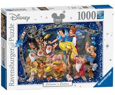 Disney-19674 6 Disney Blancanieves Puzzle 1000 piezas, Multicolor (Ravensburger 19674) , color/modelo surtido