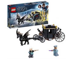 LEGO Animales Fantásticos - Huida de Grindelwald, Juguete de Construcción del Mundo Mágico de Fantastic Beasts (75951)