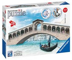 Ravensburger- Ponte di Bridge Puzzle 3D, Edición Puente Rialto (12518)