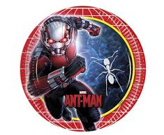 23 cm Marvel Ant-Man Platos Fiesta, pack de 8