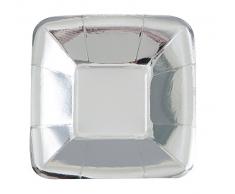 Unique Party- Paquete de 8 platos de papel de aperitivo, Color, 12 cm (51674)