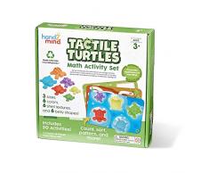 Learning Resources- Set de Actividades táctiles, Figuras para niños, Juguetes de Colores para clasificar, Juego sensorial con Tortugas, Material de matemáticas Montessori, Multicolor (95328)