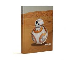 Star Wars- Desierto Estilo a libreta con luz, Sonido y Movimiento BB-8, Episodio 7 (SD Toys SDTSDT89248)