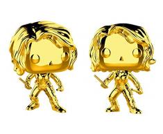 Funko Pop Marvel Figura de Vinilo Viuda Negra (Cromado), Multicolor (33516)
