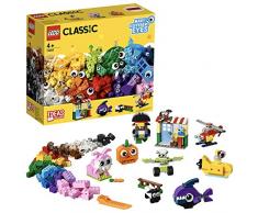 LEGO Classic - Ladrillos y Ojos, juguete didáctico y divertido para construir (11003)