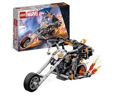 LEGO 76245 Marvel Meca y Moto del Motorista Fantasma, Juguete de Construcción con Figura de Acción, Superhéroes, Regalo Niños y Niñas de 7 Años o Más