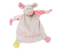 NICI Manta de Seguridad para bebés y niños pequeños (25 x 25 cm, a Partir de 0 Meses), Color Beige y Rosa. (46731)