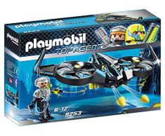 Playmobil City Action Mega Drone Niño - kits de figuras de juguete para niños (6 año(s), Niño, Negro, 140 mm, 275 mm, 50 mm)