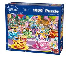 King 55887 Disney - Juego de 1000 Tazas de té (68 x 49 cm, cartón Azul)