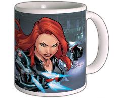 Sémic SMUG145 - Taza con diseño de Los Vengadores Serie 2, color negro