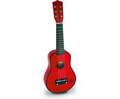 Vilac 8306 1er Age - Guitarra de Juguete, Color Rojo [Importado de Francia]