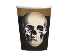 Amscan International – 9901387 266 ml vasos de papel Boneyard