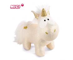 NICI- Theodor & Friends Estrella fugaz Peluche, Color dorado (43739)