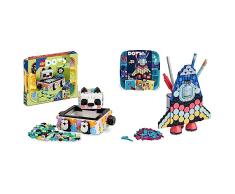 LEGO 41959 Dots Bandeja Osito Panda, Juguete, Joyero Infantil y Caja de Almacenamiento, Manualidades para Niños de 6 Años o Más, Regalos Originales & 41936 Dots Portalápices