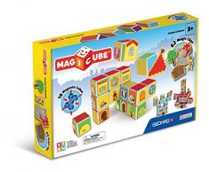 Geomag MagiCube Castles & Home - 78 pcs 78pieza(s) - Bloques de construcción de Juguete, 78 Pieza(s), Plaza, Monótono, Niño, Niño/niña