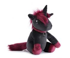 Corimori- Ruby el Unicornio Punk (6+ Modelos) Animal de Peluche Juguete Bebés Niños, 34cm, Color negro, rosa (1849-002)