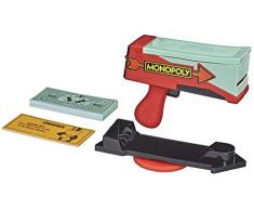 Hasbro Cash Grab Game Monopoly-Juego de Mesa con Monedas, diseño de Lluvia de Dinero, Color Negro, Rojo (E3037)