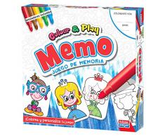 Falomir Color & Play Memo, Juego de Mesa, Manualidades, Multicolor (1)