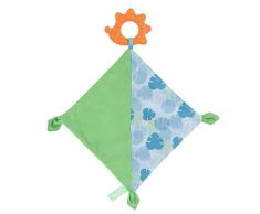 Chicco Mantita Eco - Mantita de Apego Doudou, Ideal para Bebés y Recién Nacido, Material Reciclado Pero Muy Suave, con Mordedor