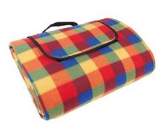Happy People Picknickdecke - Alfombra de Juego, Color Multicolor, Talla 175x135x