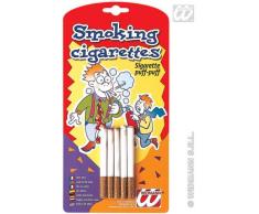 WIDMANN Cigarrillos postizas Puff, Broma Carnaval, Color Blanco, 4958q