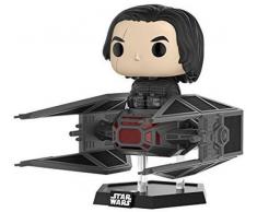 Funko Pop Figura de vinilo de la saga de Star Wars 215, Los últimos Jedi, Kylo Ren en el Caza Estelar Tie, 10 cm, cód. 20154