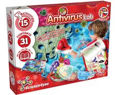 Science4you Laboratorio Antivirus Juego de Experimentos para Niños 8+ años - Hace Jabones y Crea bacterias y hongos - Kit Manualidades y Laboratorio de Quimica - Juguete para Niños y Niñas 8-12 años