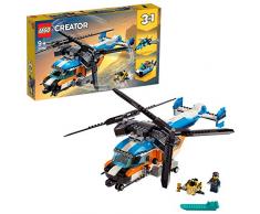 LEGO Creator - Helicóptero de Doble Hélice Nuevo juguete de construcción 3 en 1 para Recrear Miles de Aventuras (31096)