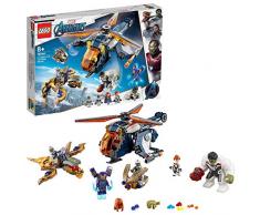 LEGO Super Heroes - Vengadores Rescate en Helicóptero de Hulk, Set de Construcción de Endgame, Incluye Minifiguras de Juguete de La Viuda Negra y Pepper Potts Entre Otros (76144)