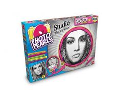 PhotoPearls - 7500 Black & white, juego para crear mosaicos con rejilla (Goliath 35886006)