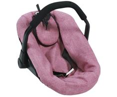 Bayer Chic 2000 708 70 - Silla de coche para muñecas de bebé, color rosa