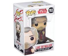 Star Wars - Figuara de vinilo: POP! Bobble: Star Wars: E8 TLJ: Luke Skywalker
