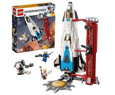 LEGO - Overwatch Observatorio: Gibraltar Set de construcción con Cohete Espacial de Juguete inspirado en el videojuego, Novedad 2019 (75975)
