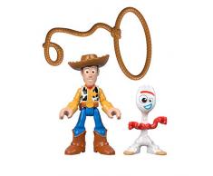 Imaginext - Disney Toy Story 4 Pack Aventuras Figuras Woody y Forky, Juguetes Niños +3 Años (Mattel GBG90)