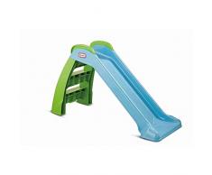 Little Tikes Tobogán - Interior o Exterior - Juguete para Jardín y para Actividades al Aire Libre, Duradero, Estable, Seguro - Azul y Verde, Edad Mayores de 18 meses