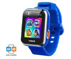VTech 3480-193822 Kidizoom Smart Watch DX2 - Reloj inteligente para niños con doble cámara, color azul
