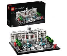 LEGO Architecture - Trafalgar Square Nuevo maqueta de juguete para construir el emblemático espacio de Londres, incluye Taxis y Autobuses Típicos de la Ciudad (21045)