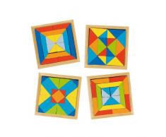 Goki 57572 Puzzle - Rompecabezas (Rompecabezas para Suelo, Preescolar, 3 año(s), Madera, Multicolor, CE)