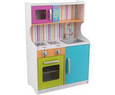 KidKraft- Cocina de juguete de madera en colores brillantes , Color Multicolor (53378)