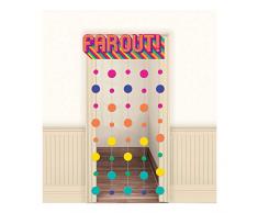 Amscan International Amscan 242856 - Cortina para puerta (1 unidad), diseño de los años 70