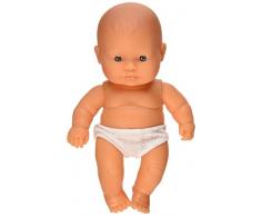 Miniland – miniland31141 21 cm Boy Europea Doll sin Ropa Interior en Bolsa