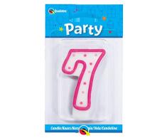 Pioneer Europe- Vela para fiesta, Color rosa (26578)