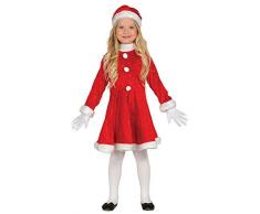 Guirca Disfraz niña Papá Noel, Color Rojo, 5-6 años (42832.0)