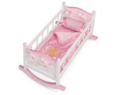 Decuevas Toys - Cuna balancín de madera Maria, multicolor (54523)