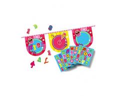 Folat B.V. Sweet Birthday felicitación Cadena, con Muchos Pegatinas para Puertas para Nombre un