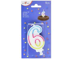 SUSY CARD Vela 40012117 con número 6.