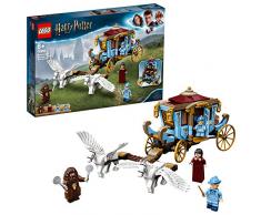 LEGO Harry Potter - Carruaje de Beauxbatons: Llegada a Hogwarts, Nuevo Juguete de Construcción de Carro con Caballos Alados Inspirado en la Película El Cáliz de Fuego (75958)