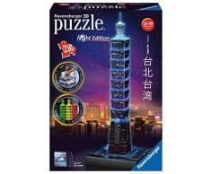 Ravensburger - Puzzle 3D Taipei, edición nocturna (11149)